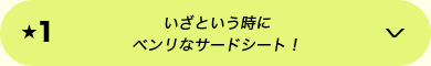 ★1 いざという時にベンリなサードシート！